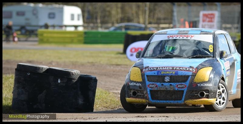 British Rallycross Round 1 - Croft motorsport photography uk