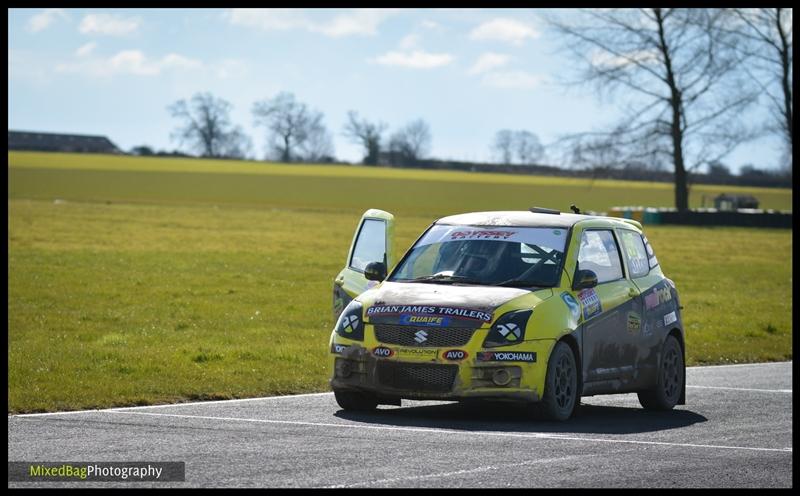 British Rallycross Round 1 - Croft motorsport photography uk