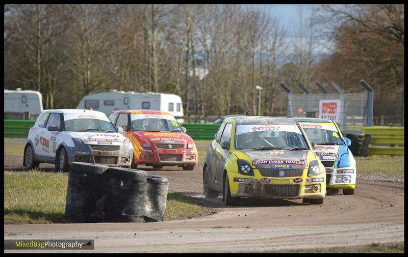 British Rallycross Round 1 - Croft motorsport photography uk