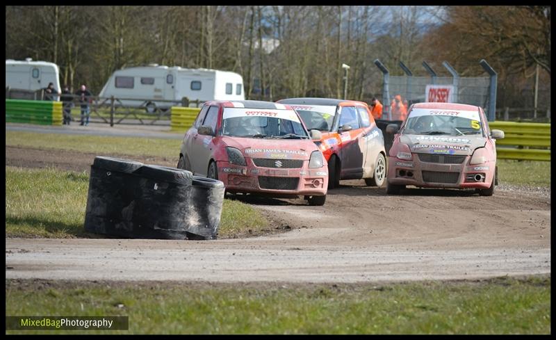 British Rallycross Round 1 - Croft motorsport photography uk