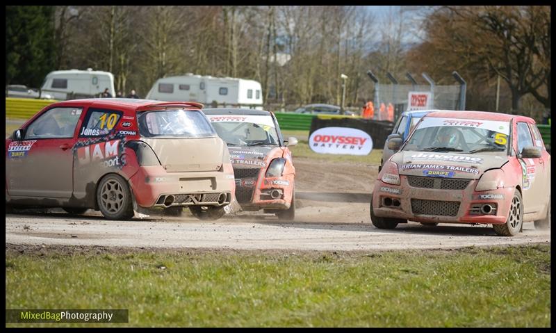 British Rallycross Round 1 - Croft motorsport photography uk