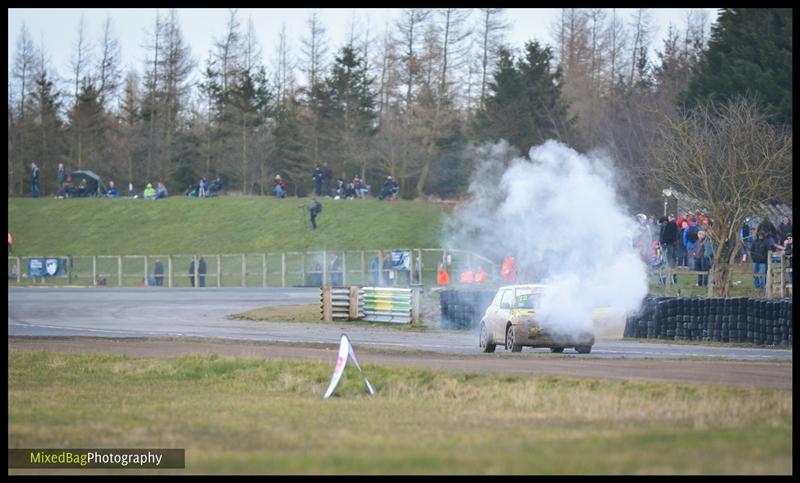 British Rallycross Round 1 - Croft motorsport photography uk