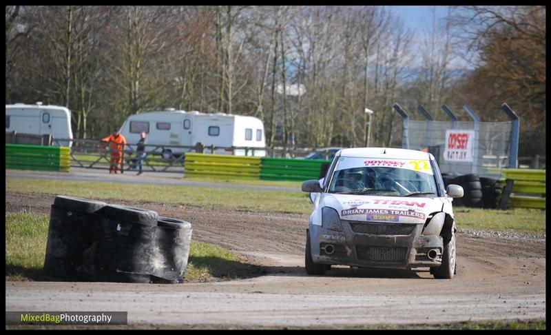 British Rallycross Round 1 - Croft motorsport photography uk