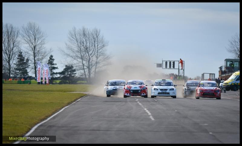 British Rallycross Round 1 - Croft motorsport photography uk