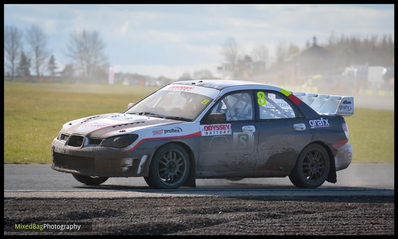 British Rallycross Round 1 - Croft motorsport photography uk