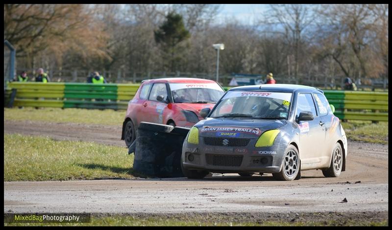 British Rallycross Round 1 - Croft motorsport photography uk